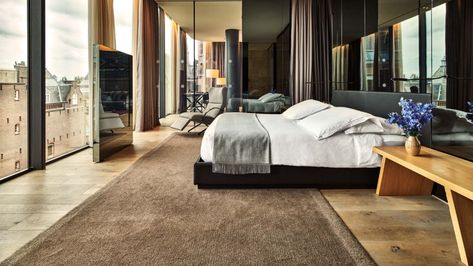 Penthouse Suite | Conservatorium Hotel 5 Star Hotel Bedroom Design, Luxury Hotel Room Bedroom Suites, Hotel Suite Bedroom, Penthouse Bedroom, Hotel Bedroom Design, London Bedroom, Luxury Hotel Room, Penthouse Suite, Room Upgrade