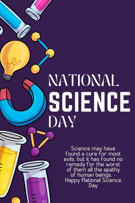 National Science Day !!!! Science Exhibition Poster Design, Science Day Poster Design, Happy Science Day, National Science Day Poster, Earth Day Drawing, Troom Troom, National Science Day, Science Day, Physics Lab