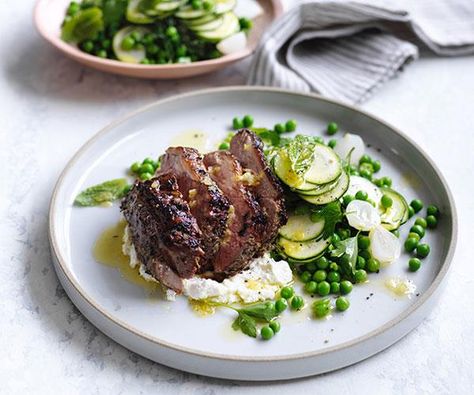 Lamb rump with zucchini, peas and mint recipe Roast Lamb Recipes, Lamb Rump, Good Roast, Lamb Roast Recipe, Roast Lamb, Preserved Lemon, Scottish Recipes, Lamb Dishes, Mint Recipes