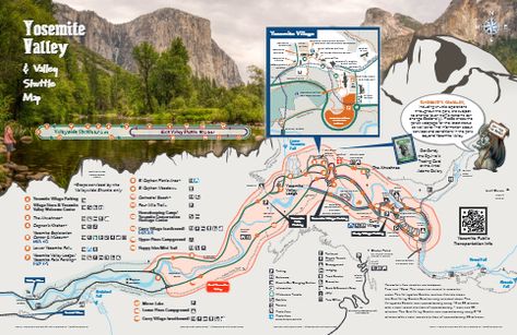 Yosemite Valley Map Printable Maps, Yosemite Valley, Map, Anime