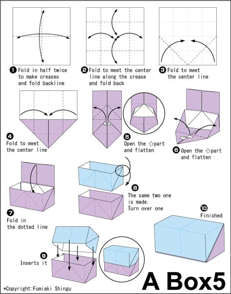 diagram Origami Kutu, Origami Box Tutorial, Box Origami, Origami Step By Step, Origami Diagrams, Origami Gifts, Tutorial Origami, Origami And Kirigami, Origami Patterns