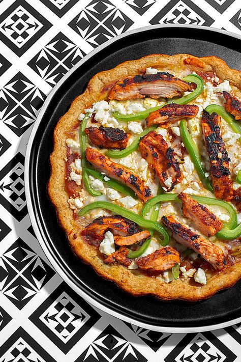 Traditional Tandoori chicken is made in a special tandoor (clay) oven. Our Spicy Tandoori Chicken Grilled Pizza is made on the backyard grill. How do we do it? Well, a magician never reveals his or her secrets now do they? Actually, I guess they do because we’re about to give you the recipe. Tandoori Pizza, Backyard Grill, Chicken Grilled, Clay Oven, Backyard Grilling, Grilled Pizza, Ground Turmeric, Boneless Skinless Chicken Thighs, Skinless Chicken Thighs