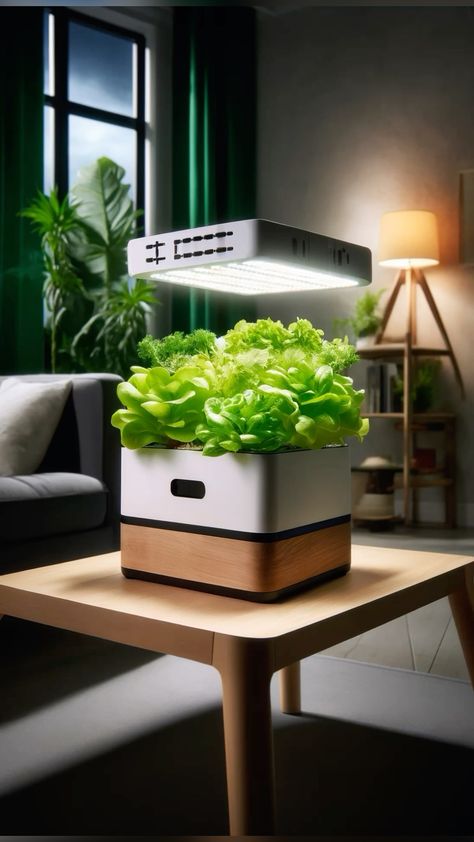 Experience the convenience of fresh, homegrown greens with this modern indoor hydroponic system. This 3D rendered image features a compact and stylish setup perfect for urban homes and small spaces. Hydroponics uses nutrient-rich water solutions, eliminating the need for soil and ensuring a year-round supply of healthy herbs and vegetables. Embrace sustainable living and enjoy the benefits of fresh produce right from your living room. | Indoor Hydroponic System | Urban Gardening | Fresh Herbs | Sustainable Living | Compact Hydroponics #hydroponics #nutritionanddiet #indoorgardening #healthyliving #dietandnutrition #homegrown #eatwell101 #homegadgets #design #3dvisualization #smallbusinessowner #greenliving #veganrecipe #sustainability Hydro Gardening, Home Hydroponics, Indoor Planting, Plant App, Self Watering Plants, Vertical Vegetable Garden, Grow System, Indoor Vegetable Gardening, Healthy Herbs