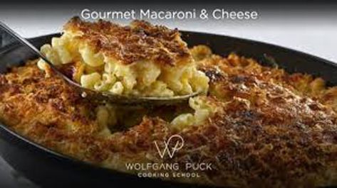 Wolfgang Puck's Gourmet Macaroni & Cheese by Gail C - Key Ingredient Puck Recipes, Wolfgang Puck Recipes, Casserole Meals, Gourmet Mac And Cheese, Macaroni Cheese Recipe, 2023 Thanksgiving, Shrimp Roll, Chef Boyardee, Macaroni Cheese Recipes