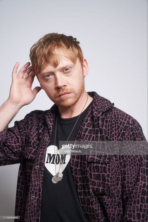 In this photo: Rupert Grint Rupert Grint, Ron Weasley, Convention Center, York City, New York City, Promotion, Men's Polo Shirt, Entertainment, New York