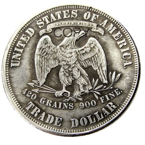 US 1876 P/S/CC/SC Trade Dollar Silver Plated Copy Coin Craft Ornaments, Daily Hacks, Custom Coins, Old Coins Worth Money, Rare Coins Worth Money, Coins Worth Money, Gift Packing, Coin Worth, Money Life Hacks