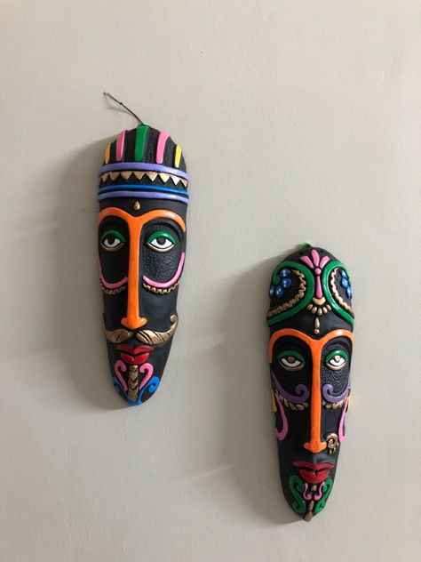 Tribe Design, Birch Craft, Ceramic Mask, Mask Drawing, Mask Painting, African Paintings, Art Village, Flower Art Drawing, Art And Craft Videos