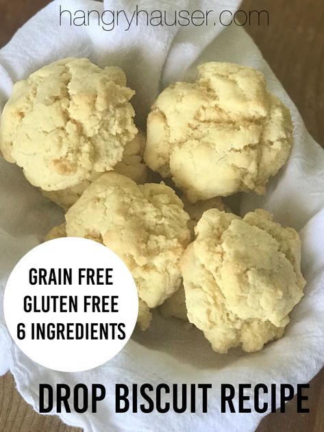 Drop Biscuit Recipe, Gluten Free Drop Biscuits, Dairy Free Biscuits, Healthy Biscuits, Drop Biscuits Recipe, Grain Free Bread, Dairy Free Pasta, Aip Paleo Recipes, Coconut Flour Recipes