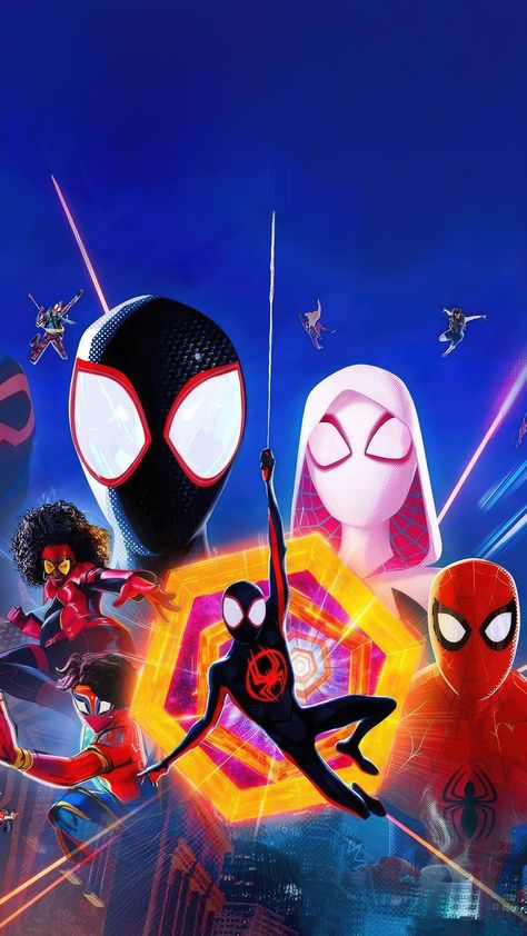 Spiderman Across The Spider Verse Poster, Miles Morales Wallpaper 4k, Spider Man Across The Spider Verse Wallpaper, Across The Spider Verse Wallpaper, Spider Verse Wallpaper, Spiderman Across The Spider Verse, All Spiderman, Into The Spiderverse, Spider Man Across The Spider Verse