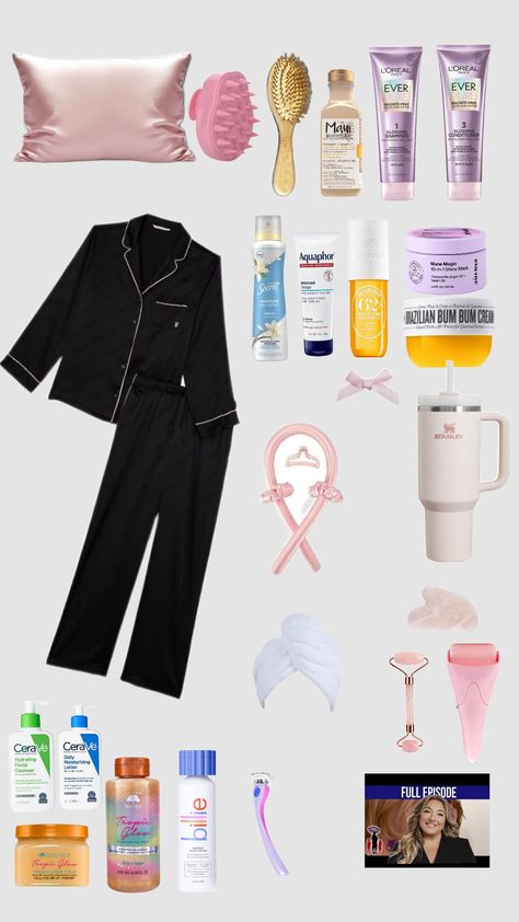 night routine 🎀🫶🏼 Selfcare Night Routine, Heisei Retro, Vacation Prep, Pamper Night, Night Routines, Preppy School Supplies, Winter Arc, Makeup Bag Essentials, Productive Things To Do