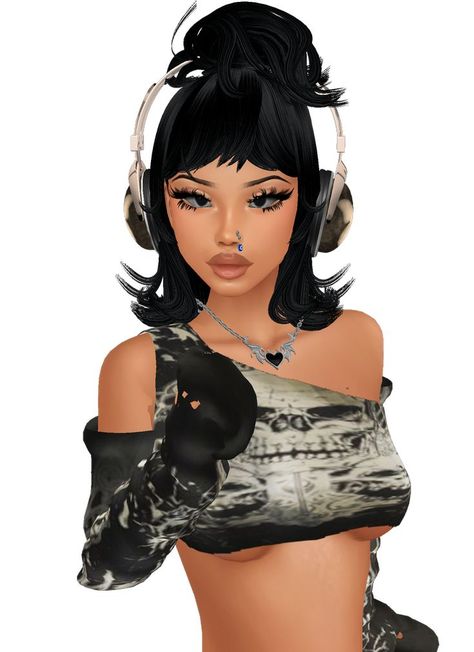 Y2k Girl, Imvu Outfits Ideas Cute, Y2k Outfits, Cartoon Stickers, Avatar, Wonder Woman, Disney Princess, Hair