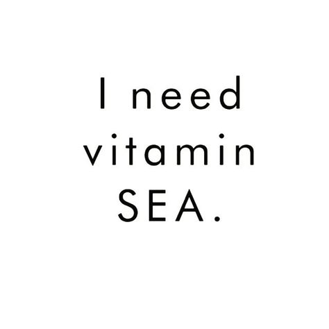 Citations Instagram, I Need Vitamin Sea, Frases Instagram, Fina Ord, Vitamin Sea, Beach Quotes, Summer Quotes, Instagram Quotes, 로고 디자인