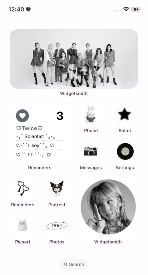 Twice Iphone Layout, Twice Homescreen, Home Screen Ideas, Iphone Layout, Home Screen, Ios, Layout, Screen, Iphone