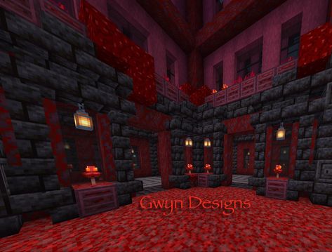 Nether Builds, Wall Design Minecraft, Building Fireplace, Design Building, Wall Design, Minecraft, Fireplace, Tokyo, Building