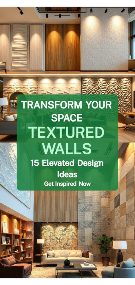 Textured Wall Treatments Textured Interior Walls, Wall Finishes Interior, Textured Wall Ideas, Interior Stone Wall Ideas, Wall Covering Ideas, Wall Texture Patterns, Interior Wall Texture, Beadboard Wall, Cork Wall Panels