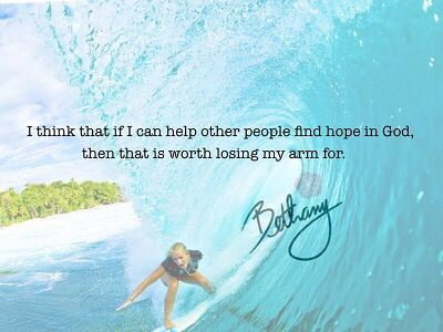 Bethany Hamilton♡ Bethany Hamilton Quotes, Serena Core, Hamilton Quotes, Surfing Quotes, Bethany Hamilton, Surf Girl, Soul Surfer, Hope In God, Inspirational Speaker