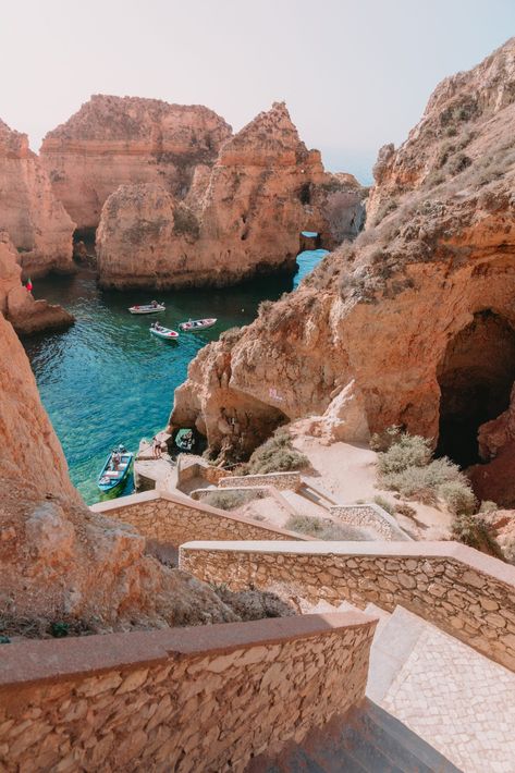 Algarve Road Trip - The Perfect 7 Day Road Trip Itinerary Expensive Art, Lagos Portugal, Albufeira, Algarve Portugal, Portugal Travel, Road Trip Itinerary, Yoga Retreat, Learn To Paint, Travel Inspo