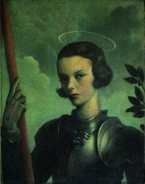 St. Toughy, Rex Whistler, 1934 Rex Whistler, Joan Of Arc Costume, The Peacock Room, Portraits In Oil, London Mansion, Tank Commander, West End Theatre, Hall Painting, English Art