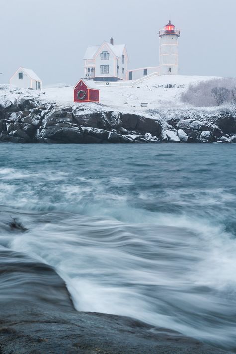 Nubble Lighthouse, Lighthouse, Photography, White