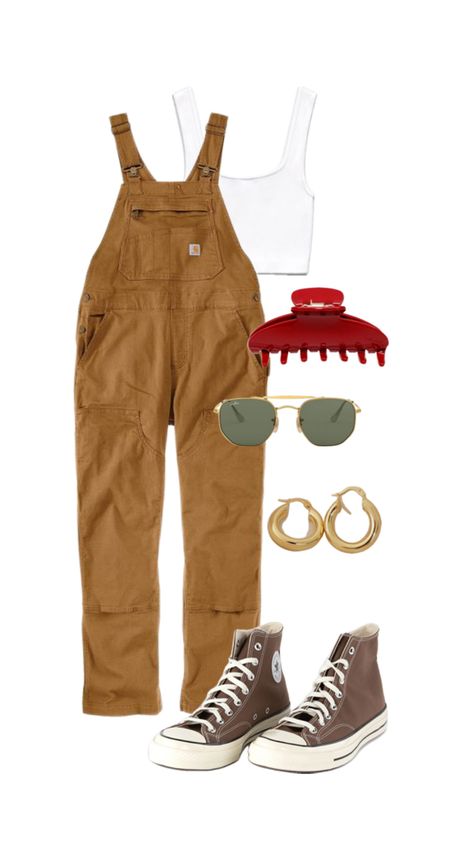 Carhartt Overalls Women Outfit, Overalls Women Outfits, Carhartt Overalls Women, Carhartt Overall, Carhartt Overalls, Overall Outfit, Outfit Women, Overalls Women, Overalls