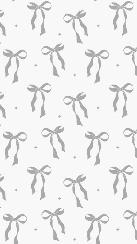 Grey Background Wallpapers, White Bow Wallpaper, Grey Lockscreen, Aesthetic Grey Wallpaper, Aesthetic Wallpaper Grey, Cute Gray Wallpapers, Grey Wallpaper Aesthetic, Blue Bows Aesthetic Wallpaper, Bow Phone Wallpaper