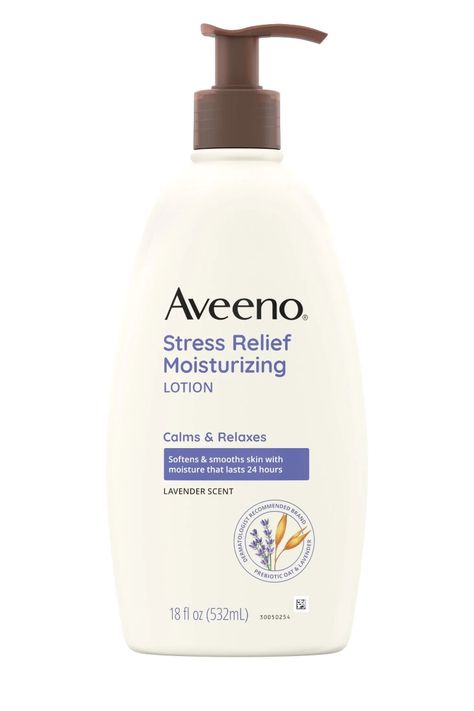 Looking for a new lotion that is acne-safe and non-pore clogging ingredients? Try Aveeno Stress Relief Moisturizing Lotion with Prebiotic Oat! Dry Skin Body Lotion, Aveeno Skin Relief, Lavender Lotion, Scented Body Lotion, Face Products, Moisturizing Body Lotion, Moisturizing Lotion, Calming Scents, Hand Body Lotion