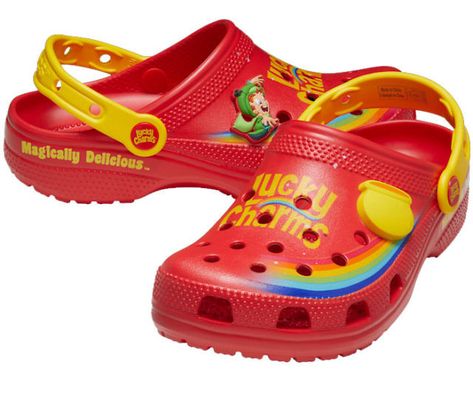 Magically Delicious, Fun Shoes, Kawaii Shoes, Crocs Clogs, Crocs Classic Clogs, Exclusive Shoes, Women's Crocs, Lucky Charms, Birthday Wishlist