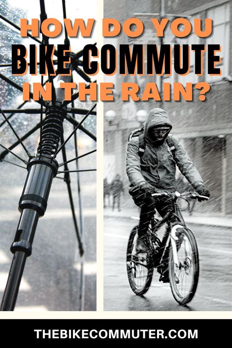 Commuter Bike Accessories, Cycling Gear Clothing, Biking Quotes Cycling, Hiit Bike, Biking In The Rain, Bike Commute, Bike Courier, Bike Commuting, Bike Craft