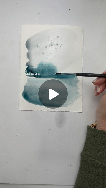 Katie White, Loose Watercolour, Loose Watercolor, Paying Attention, Process Art, Watercolor Artist, May 21, Show Up, The Tree