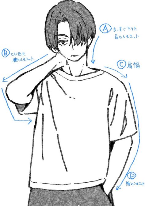 MYR（@MYR56220566）さん / X Person Pulling Shirt Up Reference, Oversized Shirt Drawing Reference, How To Draw Long Sleeves, Baggy Shirt Drawing Reference, Baggy Shirt Reference, Blouse Drawing Reference, Hand Grabbing Shirt Reference, Lifting Shirt Drawing Pose, Ripped Shirt Drawing