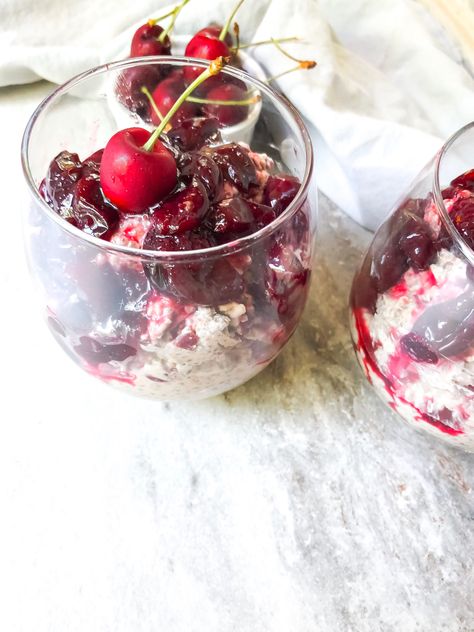 Cherry Chia Seed Pudding - Paleo by the Penny Cherry Chia Pudding, Chia Seed Pudding, Summer Snacks, Honey And Cinnamon, Chia Pudding, Clean Ingredients, Fun Snacks, Healthy Dessert, Chia Seeds