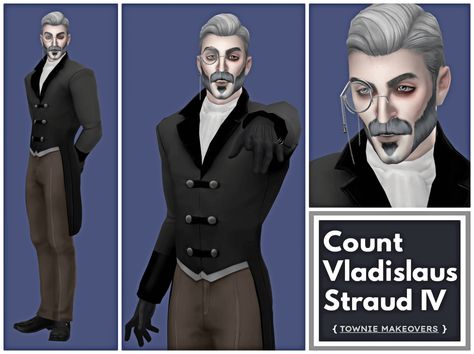 Vladislaus Straud Sims 4, Sims 4 Vladislaus Straud, Sims 4 Cc Goth, Sims 4 Male, Sims Poses, Pelo Sims, Sims 5, My Sims, Sims 4 Game Mods