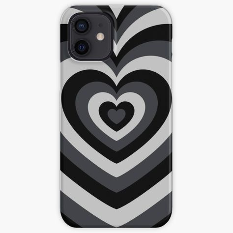 Get my art printed on awesome products. Support me at Redbubble #RBandME: https://www.redbubble.com/i/iphone-case/Latte-Heart-Black-and-Grey-by-Ayoub14/82044344.C0UE4?asc=u Black Heart Phone Case, Friends Like Sisters, Y2k Phone Case, Grey Iphone Case, Diy Phone Case Design, Diy Crafts Love, Phone Covers Diy, Heart Diy, Black And White Heart