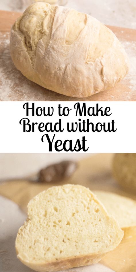 Quick Bread Without Yeast, Homemade Yeast Free Bread, Bread Maker Recipes No Yeast, How To Make Yeast For Bread, Valerie Bertinelli Easy Milk Bread, How To Make Bread Without Yeast Easy, How To Make Bread No Yeast, Easy Yeast Free Bread Recipes, Yeast Less Bread