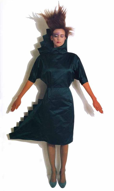 8. Cinzia Ruggeri, Homage to Lévi-Strauss dress AutumnWinter collection 1983–4 (c)V&A Images Expressionism Fashion, Post Modernism, Victoria London, German Expressionism, London Design Festival, 1980s Fashion, Victoria And Albert, Fashion Images, Victoria And Albert Museum