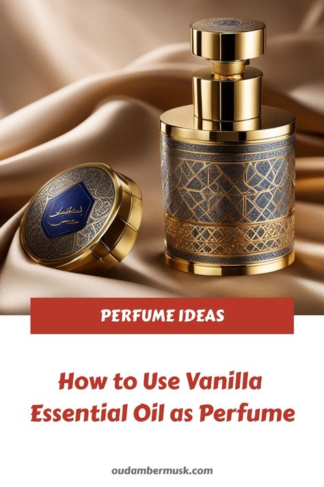 How to Use Vanilla Essential Oil as Perfume Essential Oil Perfume Blends, Essential Oil Perfumes Recipes, Essential Oil Combinations, Musk Perfume, Oud Perfume, Perfume Recipes, Jasmine Essential Oil, Vanilla Perfume, Essential Oil Mixes