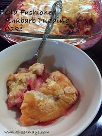 Alissamay's: Old Fashioned Rhubarb Pudding Cake Rhubarb Pudding Cake, Rhubarb Desserts Recipes, Rhubarb Cake Recipes, Rhubarb Pudding, Rhubarb Coffee Cakes, Pudding Cakes, Rhubarb Desserts, Rhubarb Cake, Rhubarb Recipes