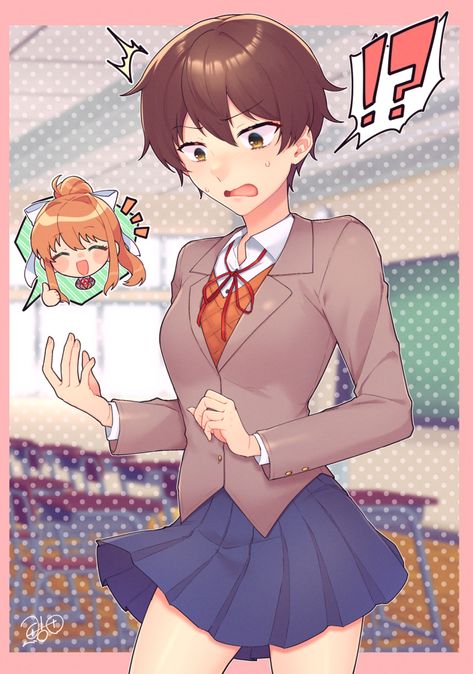 Gender Swap Anime, Extreme Memes, Anime Traps, Manga Picture, Female Transformation, Doki Doki, Literature Club, Anime And Manga, Anime Wall Art