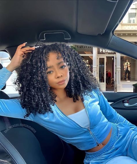 Sky Jackson, Skai Jackson, Braid Out, Black Celebrities, Twist Out, Baddie Outfits Casual, Hair Journey, Nicki Minaj, Curly Hair