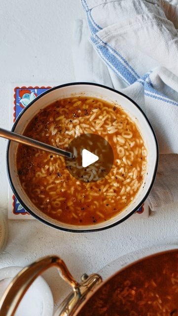 Brita on Instagram: "Hidden Vegetable Alphabet Soup (toddler and adult approved ✅)

This was a bit of a mom win for me I gotta say. Lately it feels like peanut butter toast and Bambas from Trader Joe’s are the only thing my toddler wants to eat. Enter THIS SOUP. He devoured it and even asked for more.

Comment SOUP and I’ll send you the recipe! Or you can check out the ingredients below:

1 box stock
6 cups water
1/2 onion
1 celery stalks
1 carrot
1 leek, just the white and light green part
4 cloves garlic, or how ever many your heart desires
1 bay leaf
¼ cup tomato paste
1 cup alphabet pasta (or small pasta of your choice)
Salt, pepper
Lemon juice

#hiddenveggies #toddlerrecipes #alphabetsoup #easyrecipes #mealideas #healthyfood #healthyrecipe #kidfriendlyfood #cookingathome" Alphabet Pasta, Peanut Butter Toast, Butter Toast, Hidden Vegetables, Hidden Veggies, Small Pasta, Alphabet Soup, Bay Leaf, Trader Joe