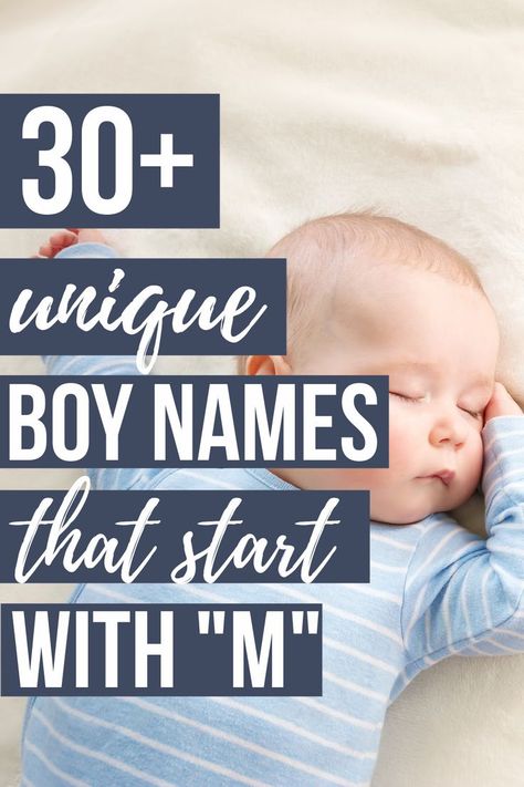 Baby Names Start With M, M Boy Names Unique, Boy Names Start With M, Boy M Names, M Names For Boys, M Baby Names, M Boy Names, Christian Baby Boy Names, Baby Boy Middle Names