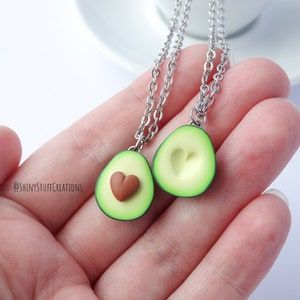 Heart Avocado Friendship Necklace Set of 2 Funny Bff Best | Etsy Besties Gift Ideas, Avocado Jewelry, Bff Jewelry, Best Friend Couples, Friendship Necklace, Bff Necklaces, Friendship Jewelry, Friendship Necklaces, Bestie Gifts