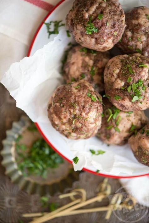 Emergency Meatballs Recipe (Paleo, Gluten-Free) – Steph Gaudreau Whole 30 Meatballs, Meatballs Paleo, Paleo Main Dishes, Paleo Beef, Paleo Lunch, Easy Paleo, Paleo Whole 30, Paleo Dinner, Meatball Recipes