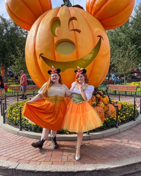 It’s that time of year again.. the Mickey pumpkin 🎃 has returned! You know your favorite opposite aesthetic witches are ready for spooky season ✨💜🧡✨ We will be back at Disney this Sunday for opening night of Oogie Boogie Bash! We can’t wait to debut our cosplays for that night! ✨ Shoutout to @sophiekraymer for being a pumpkin 🎃 witch with me 💕 Opposite Aesthetic, Oogie Boogie Bash, Mickey Pumpkin, Pumpkin Witch, Oogie Boogie, Opening Night, A Pumpkin, Spooky Season, Witch