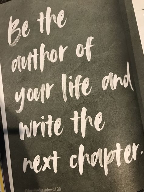 This quote was an entire page in my 💯 day program journal and I wanted to share it will all of you.  I feel like it should be on every page.  Why?  Because every day is a new opportunity to start a new chapter.  📚  What will your next chapter be? 📖🖊 Your Next Chapter Is Going To Cause, 2024 Encouragement, 2024 Graduation, Graduation Ideas, 2024 Vision, Next Chapter, New Chapter, My Day, How To Better Yourself