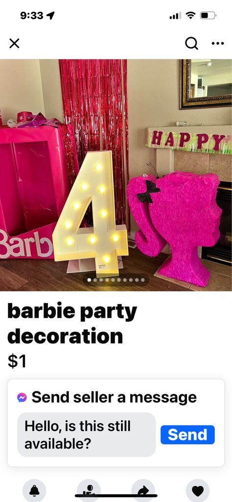 Barbie Party Decorations, Barbie Party, Party Decorations, Quick Saves