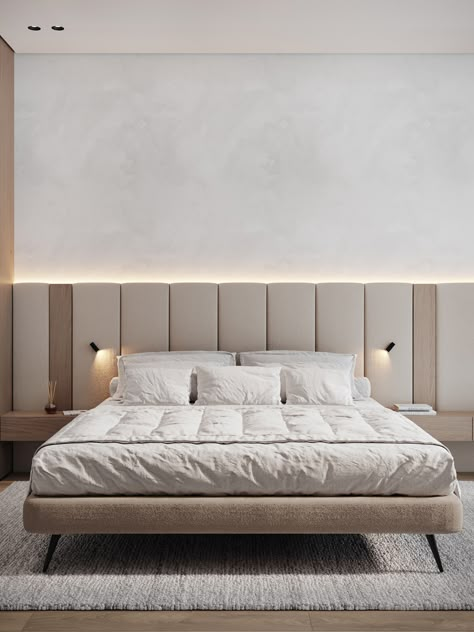 Simple Bed Designs, Modern Headboard, Modern Luxury Bedroom, Single Bedroom, Simple Bed, Bedroom Bed Design, Luxurious Bedrooms, Luxury Bedding, 인테리어 디자인