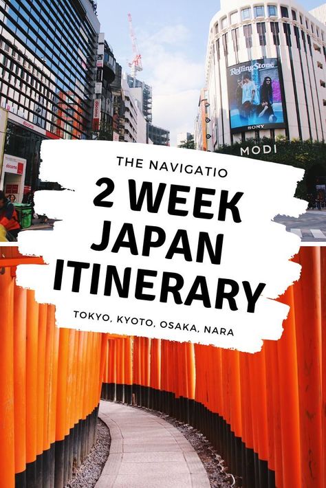 The perfect japan itinerary for 2 weeks. Looking to spend 14 days in Japan to visit Tokyo, Kyoto, Osaka and Nara? Here is an itinerary you can use for your next holiday. Japan Itinerary 15 Days, Ninja Running, Places In Tokyo, Japan Destinations, Japanese Travel, Visit Tokyo, Japan Itinerary, Japan Vacation, Japan Travel Tips