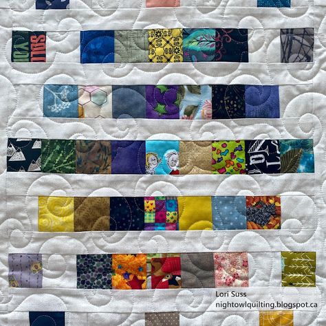 Dots And Dashes Quilt Pattern, Scraps Quilt, Stamp Quilt, Owl Quilt, Postage Stamp Quilt, Stained Glass Quilt, Scrappy Quilt Patterns, String Quilts, Quilt Art