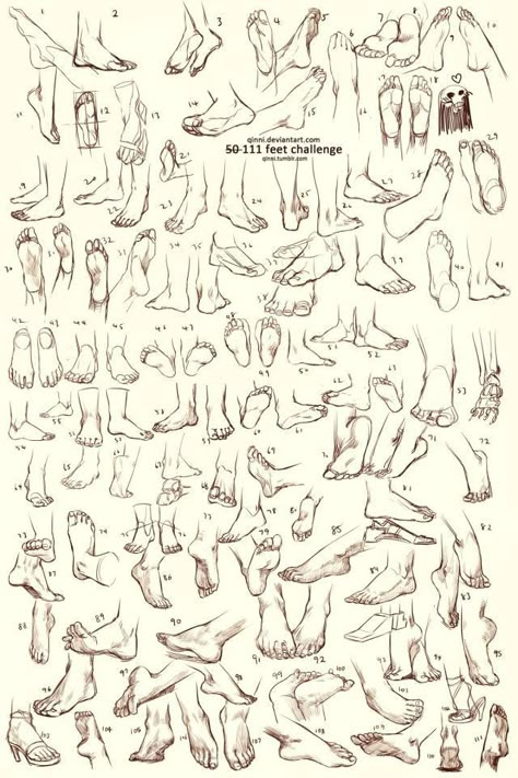 Different feet perspectives! Feet Drawing, Drawing Eyes, Anatomy Drawing, Poses References, Anatomy Reference, Art How, Drawing Skills, Drawing Lessons, Drawing Challenge